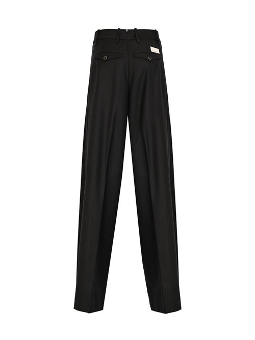 Pantalone Petra in misto lana e seta Nine in the morning | 9FW25 PE80BLU NAVY